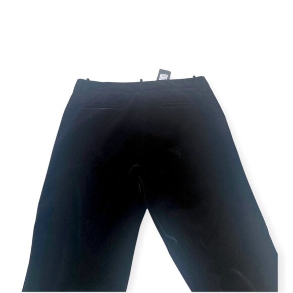 Nili Lotan Derek Velvet Flared Pants, Dark Navy, Made in USA, Size 10, New with - Picture 10 of 15